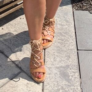 Women’s tie rope lace up sandal (women’s 8)